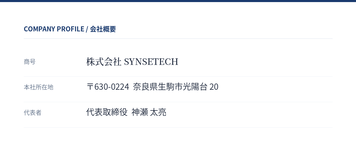 会社概要